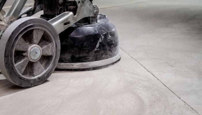 concrete floor grinding machine is an essential tool used to pre